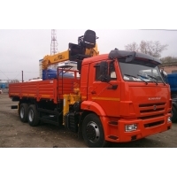 Бортовой КАМАЗ 65115 с КМУ Soosan SCS 736 LII (ЕВРО 5) новый