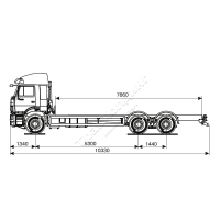 Шасси КАМАЗ 6360-23001-73 (ЕВРО 4) новый