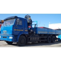 Бортовой КАМАЗ 65117 с КМУ HIAB XS 144 B-2 DUO (ЕВРО 5) новый