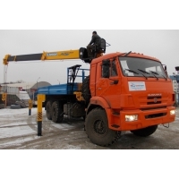 Бортовой КАМАЗ 43118 с КМУ Soosan SCS 736 LII (ЕВРО 5) новый