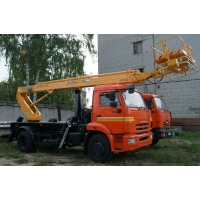 Автогидроподъёмник ПСС-131.22Э(300) на шасси КАМАЗ-43253