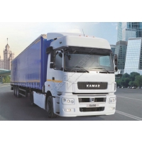Седельный тягач КАМАЗ 5490-001-Т5 с бортовым полуприцепом