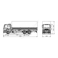 Бортовой КАМАЗ 65207-001-87 (S5) (ЕВРО 5) новый