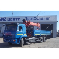 КАМАЗ бортовой 65117-773010-19 с КМУ PALFINGER INMAN IT-150