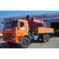 КАМАЗ бортовой с КМУ PALFINGER INMAN IT-150 на шасси КАМАЗ 43118-9990-46